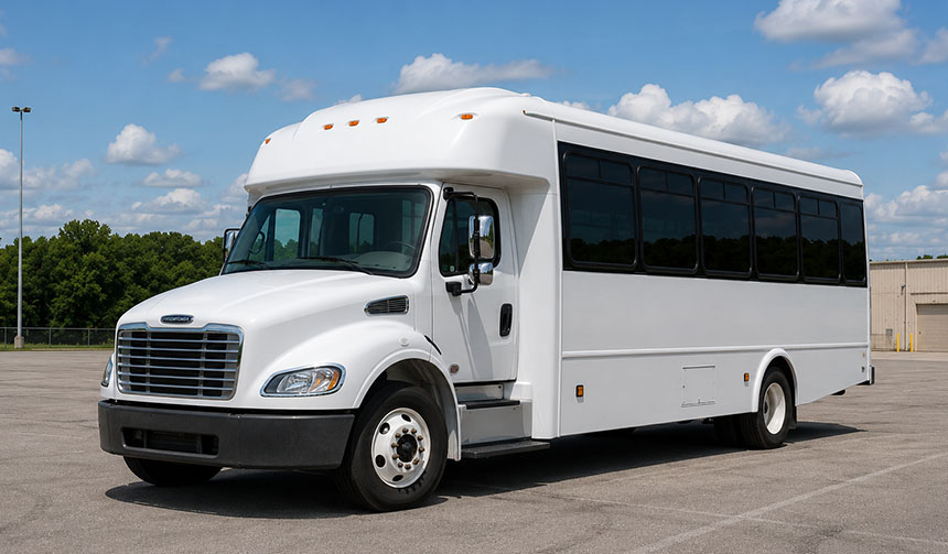25-passenger minibus for charter in Bend, OR