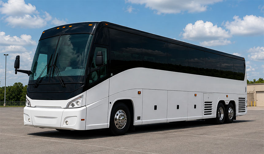56-passenger charter bus available in Bend, OR