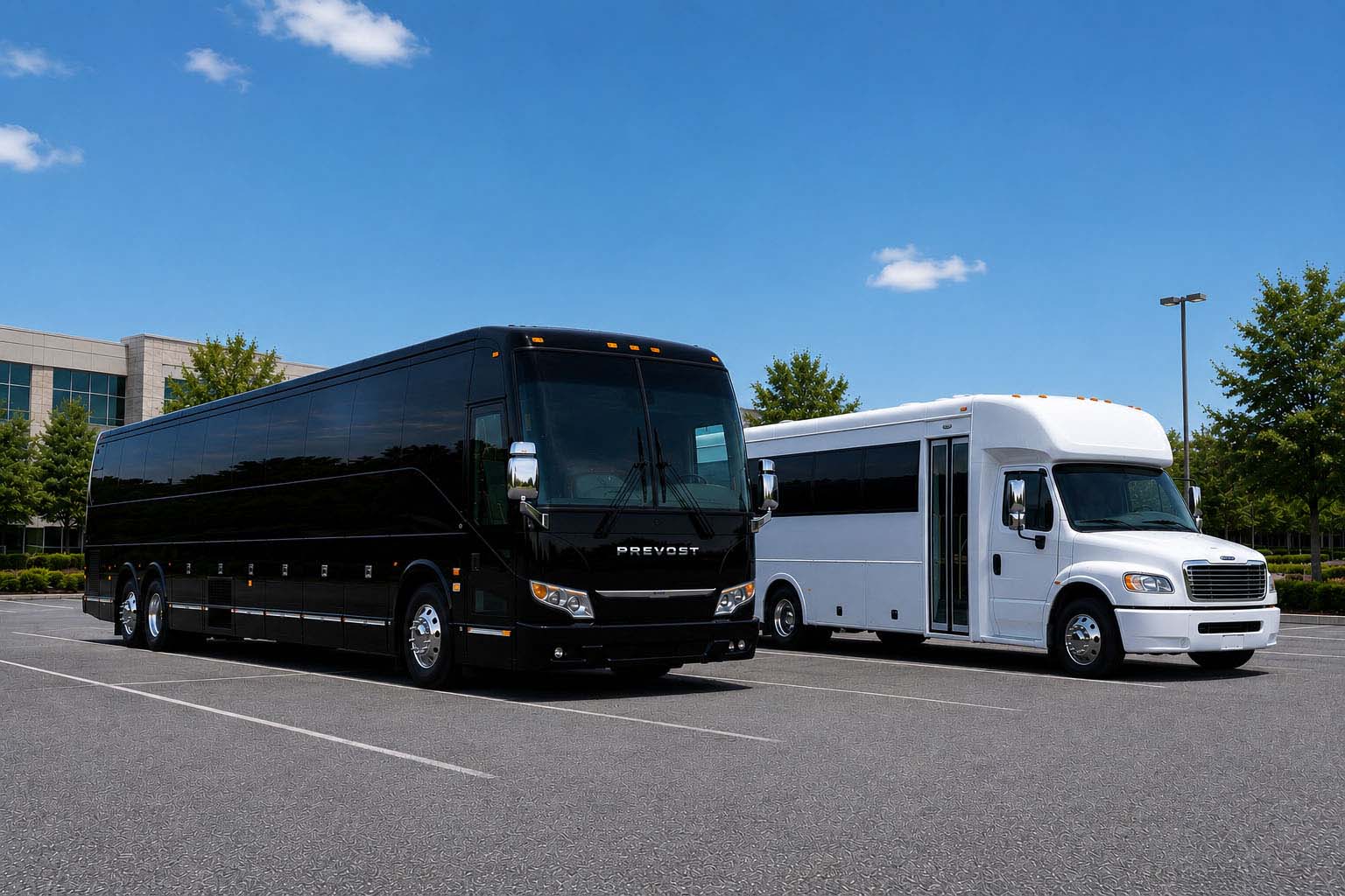 Charter bus rental in Bend, OR